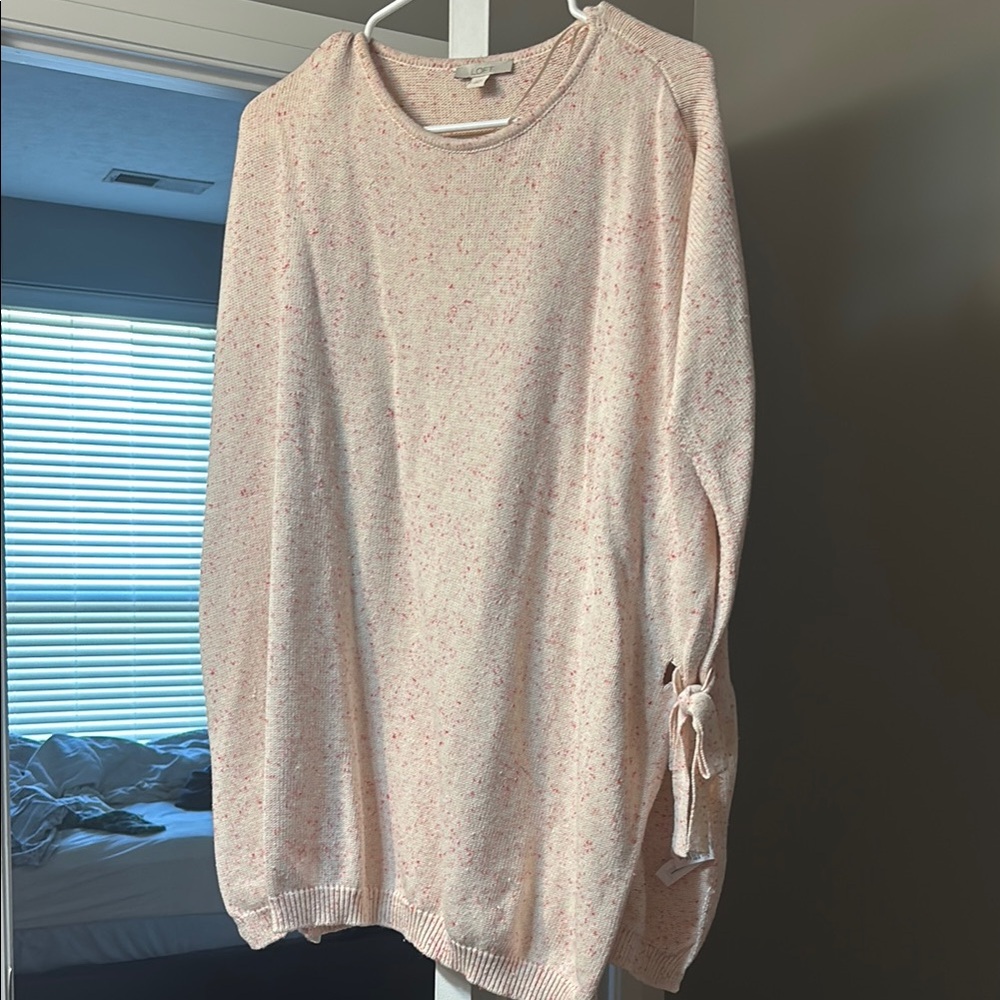 Elegant Pink Knit Dress